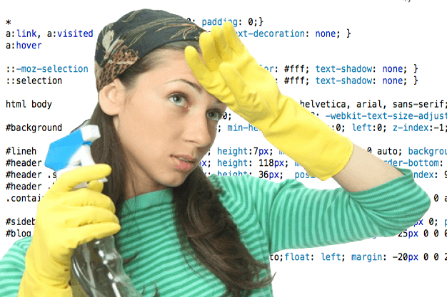limpiar codigo CSS