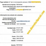 Nos podemos fiar de Bidvertiser, comprobante de pago