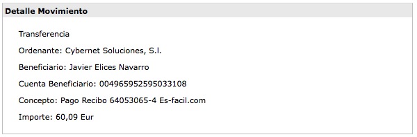 Lee más sobre el artículo Otro comprobante de pago de Es-facil