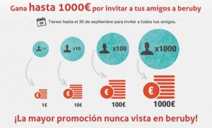 Lee más sobre el artículo Nueva promoción de Beruby con la que podrás ganar 1000 euros.