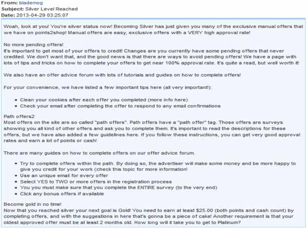 Lee más sobre el artículo Cómo subir de nivel y comprobante de pago de Points2shop.