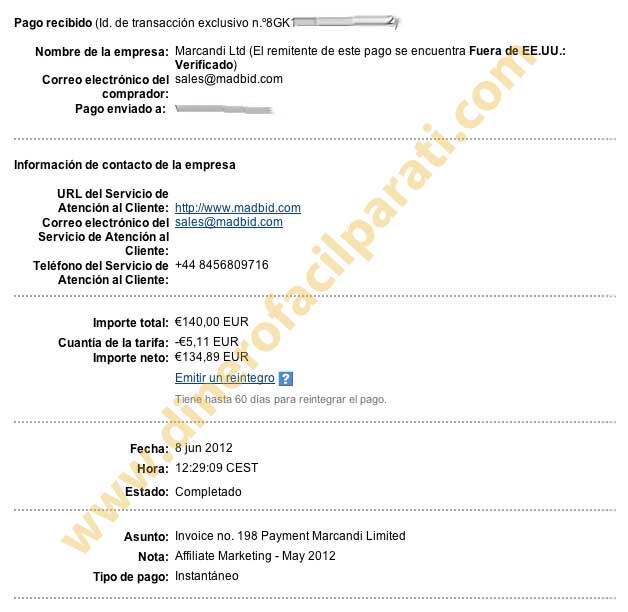 comprobante de pago madbid comprobante de pago madbid