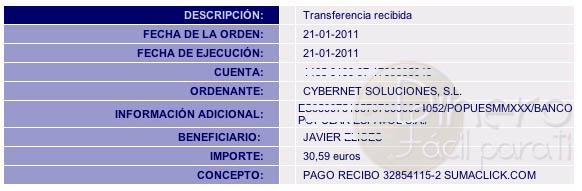 comprobante pago sumaclicks