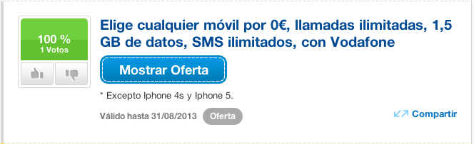 descuento Vodafone