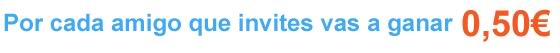 gana 0.5 por referido