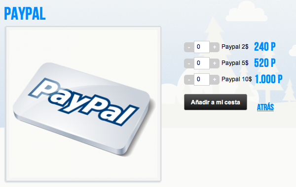 pedir pago gift hunter club