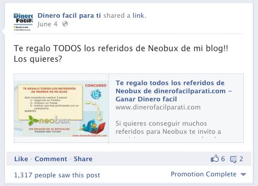 promocionar publicaciones en facebook