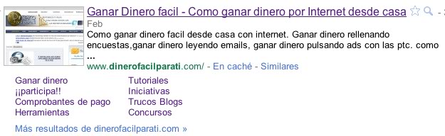 dinerofacilparati en google