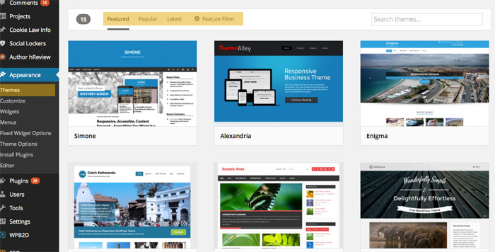 wordpress templates gratis