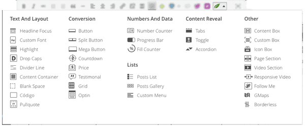 elementos-thrive-en-editor-wordpress