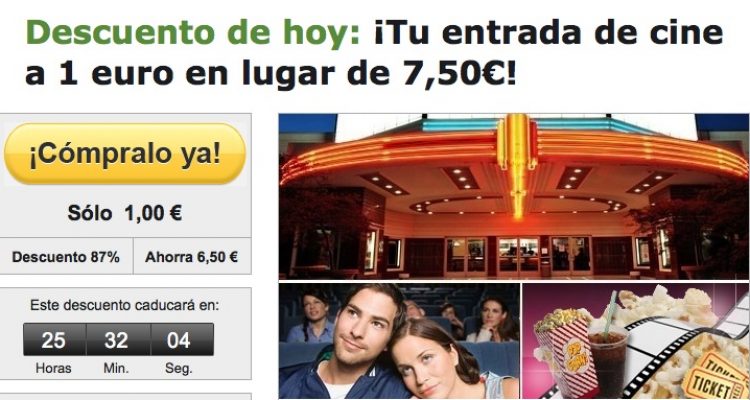 promoción entradas a un euro