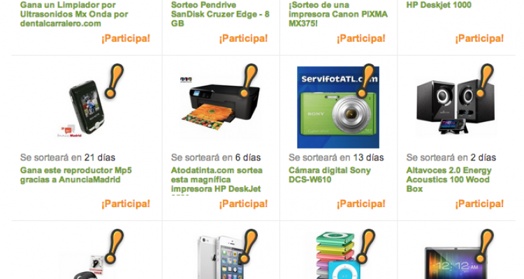 sorteos totombola tecnologia